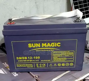 Sun Magic Battery 100ah of 12v / German Made Battery