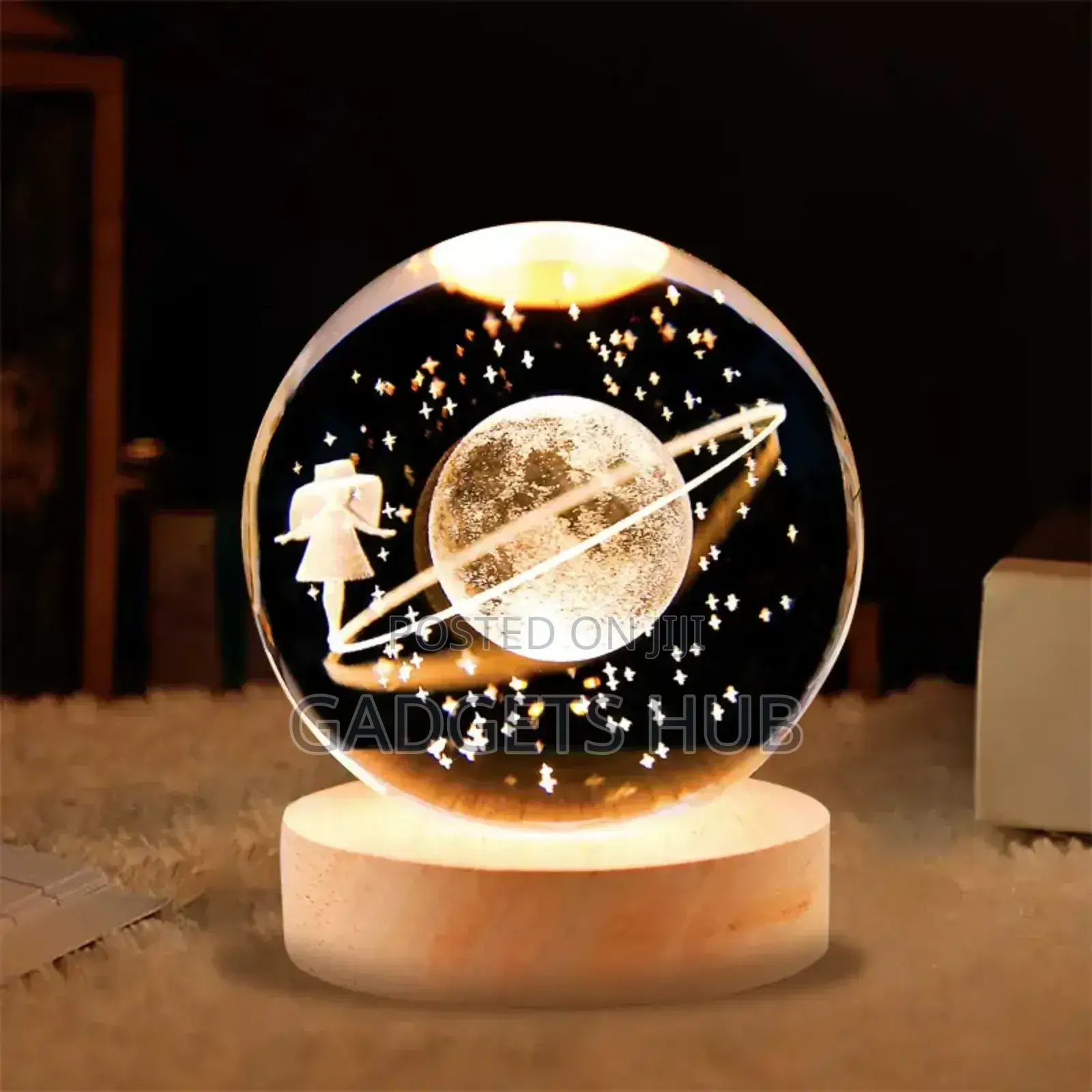 3d Illusion Lamp Wood Led Nightlight for Birthday Gifts