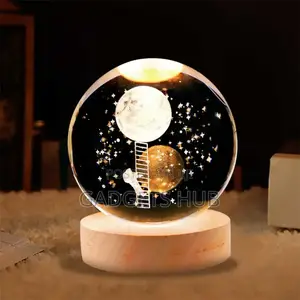 3d Illusion Lamp Wood Led Nightlight for Birthday Gifts