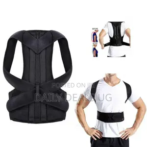 Black Back Support Vest