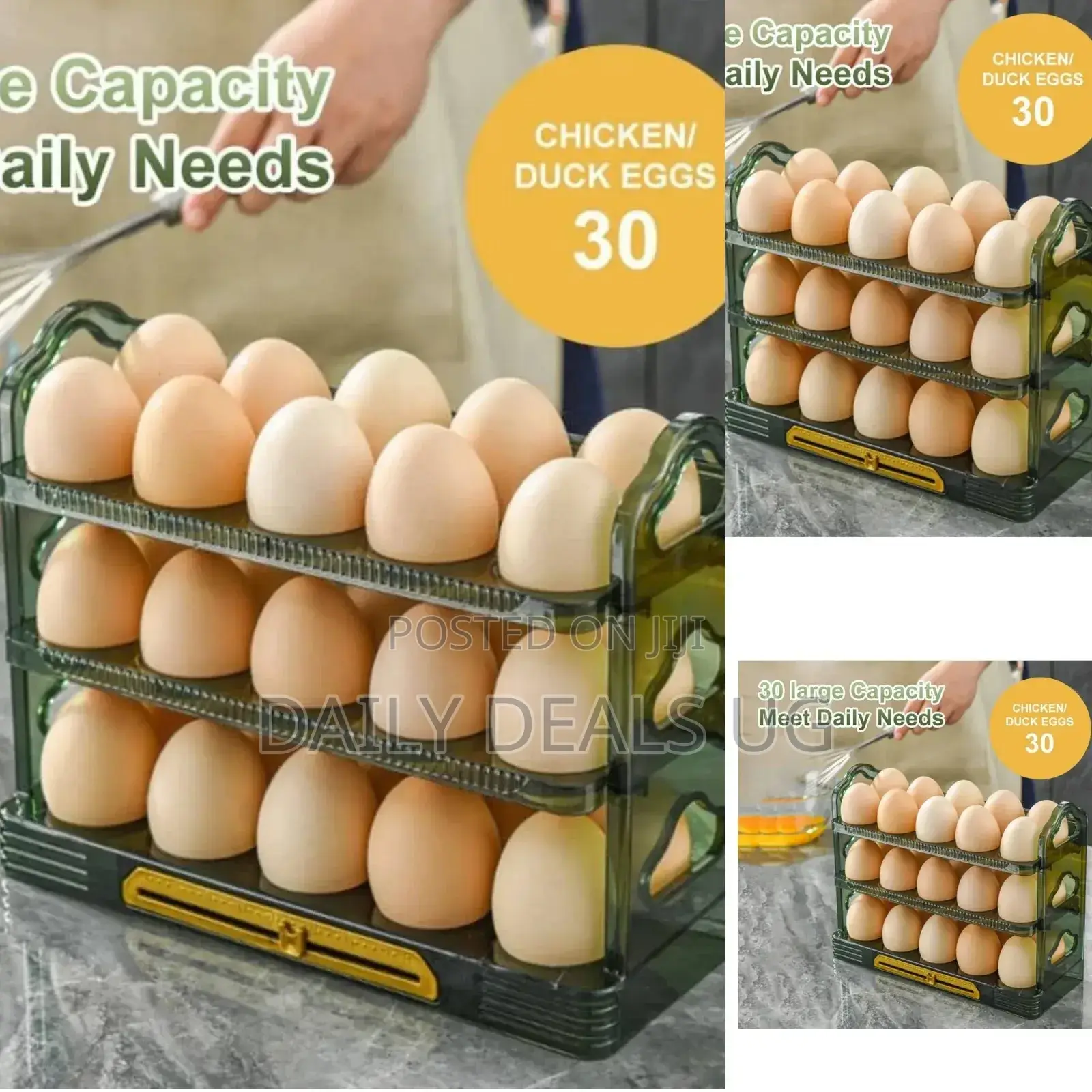 3 Layer Egg Storage Rack