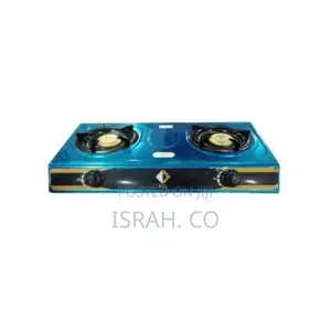 Photo - 2 / Double Burners Stainless Steel Cooking Double Gas Stove