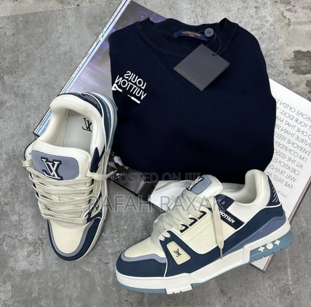 Original Louis Vuitton Trainer Sneakers
