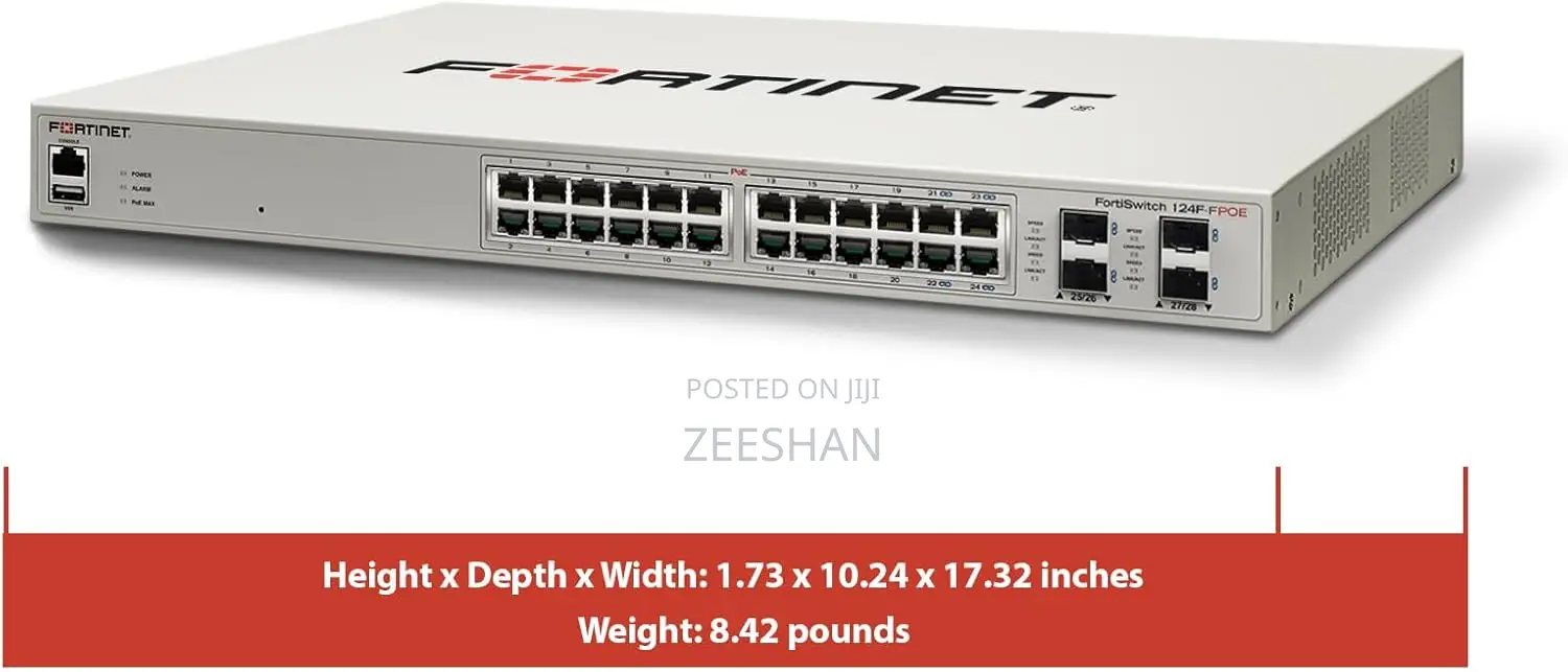 Fortinet Fortiswitch 124f-Fpoe - Fs-124f-Fpoe,