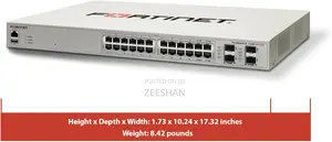 Fortinet Fortiswitch 124f-Fpoe - Fs-124f-Fpoe,