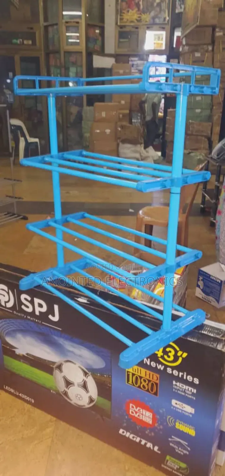 Shoe Racks Blue