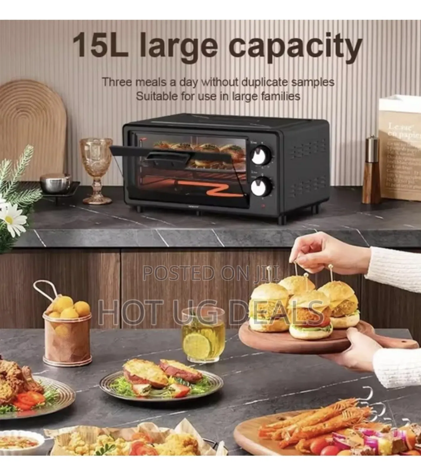 15l Sokany Large Toaster Oven Stainless Steel Toaster Oven