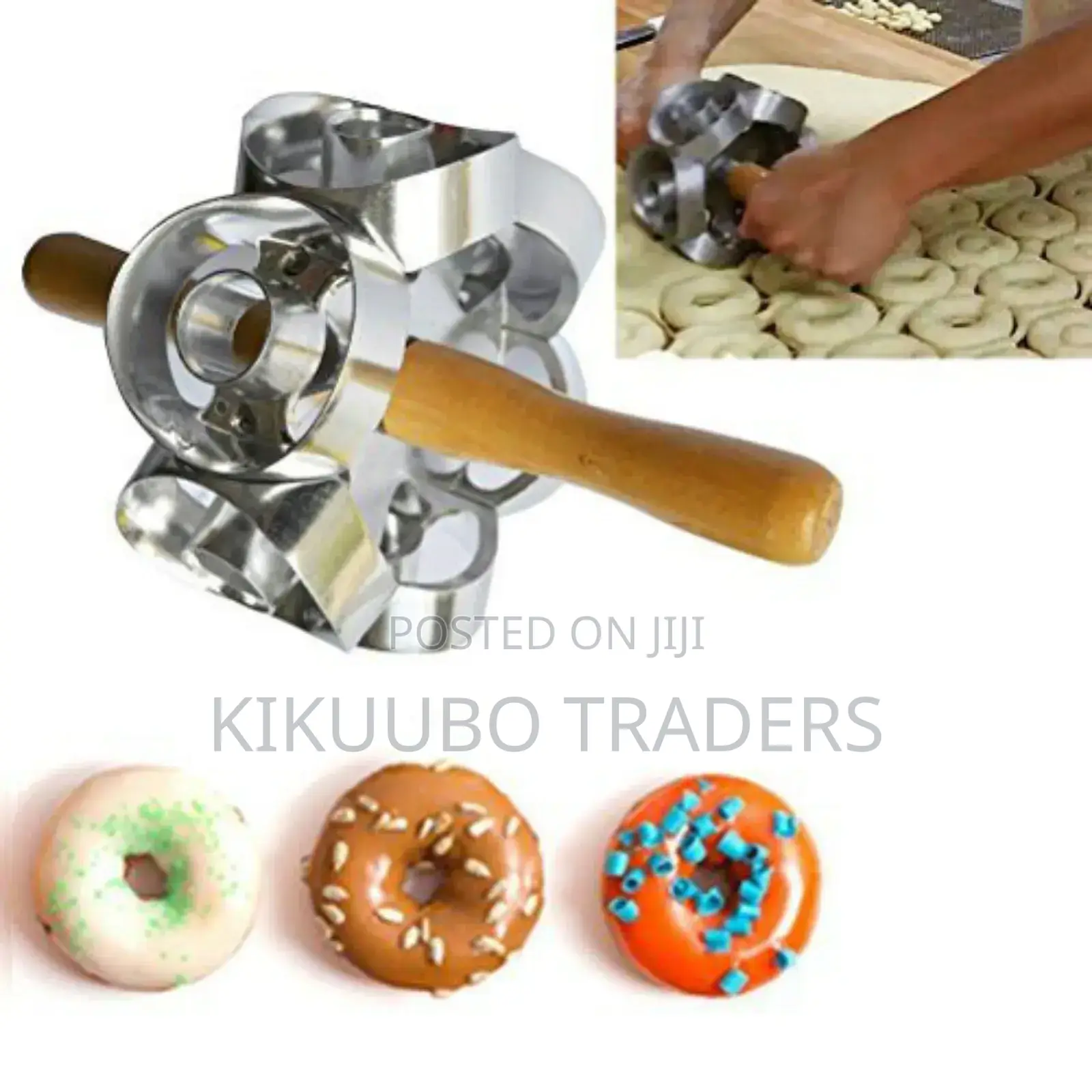 Stainless Steel Rotating Donut Cutter