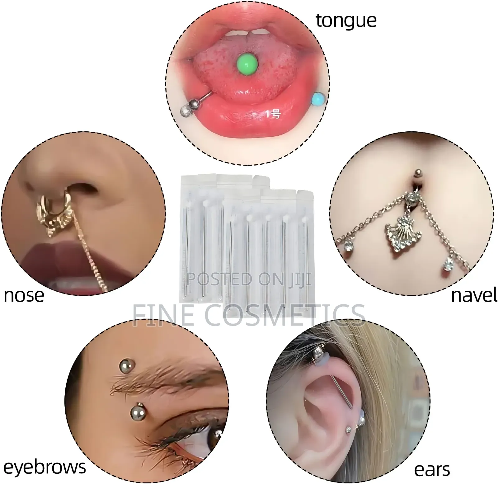 100PCS Wholesale New Body Piercing Needles (100 Needles)