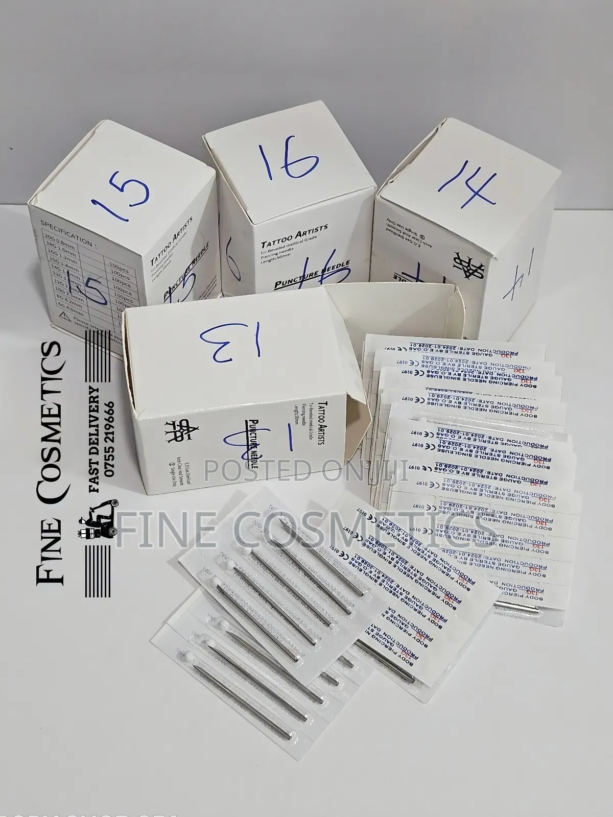 100PCS Wholesale New Body Piercing Needles (100 Needles)