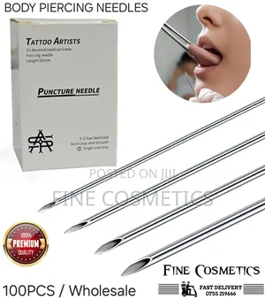 100PCS Wholesale New Body Piercing Needles (100 Needles)