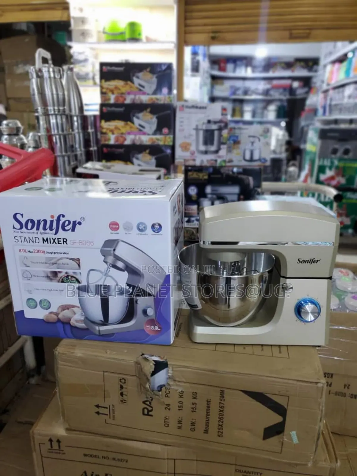 SONIFER 8.0litres Stand Mixers \\ 1500watts \\ SF-8066