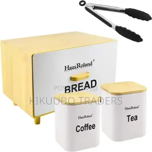 Haus Roland Bread Box for Kitchen Counter Drawer Bread Bin