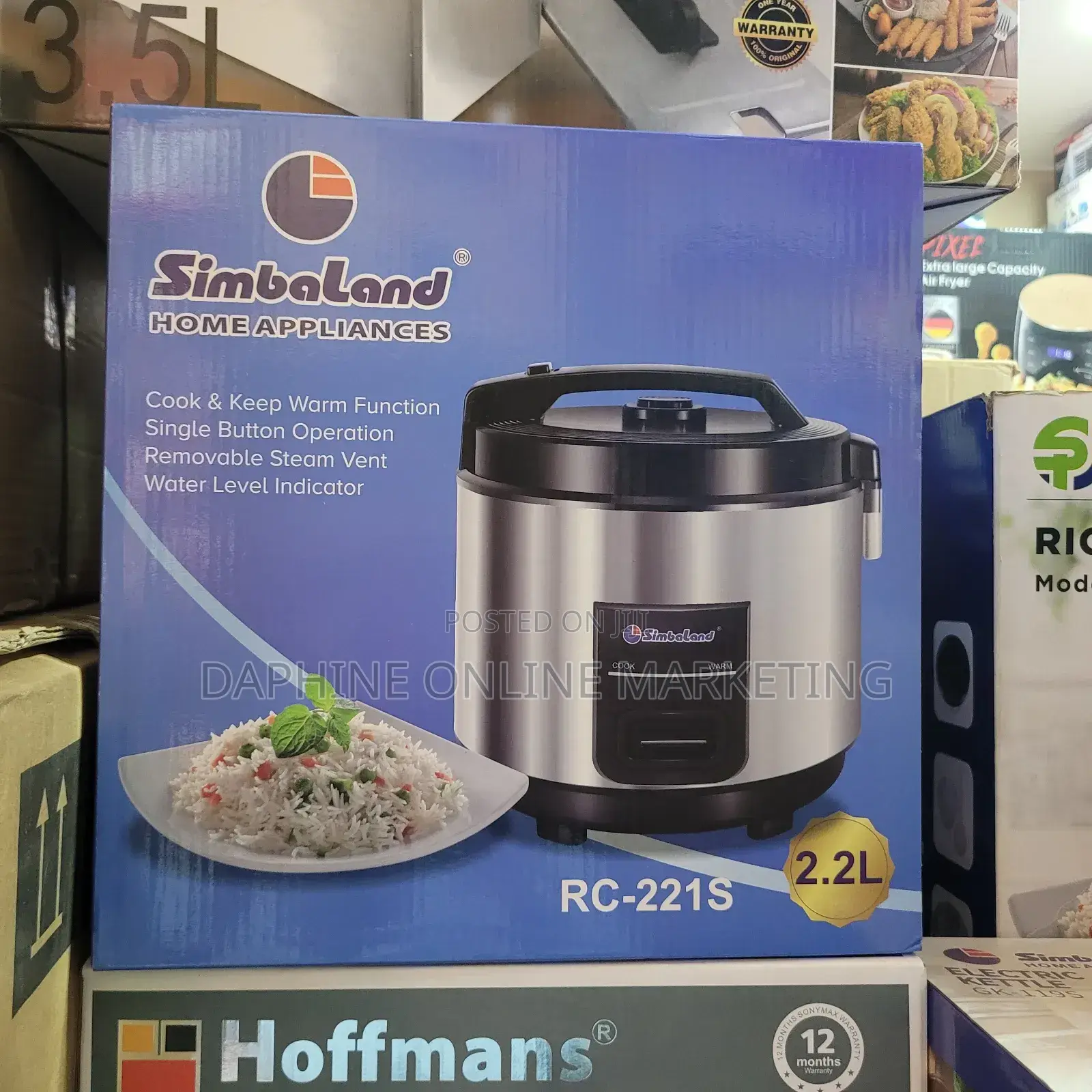 2.2l Simbaland Electric Rice Cooker