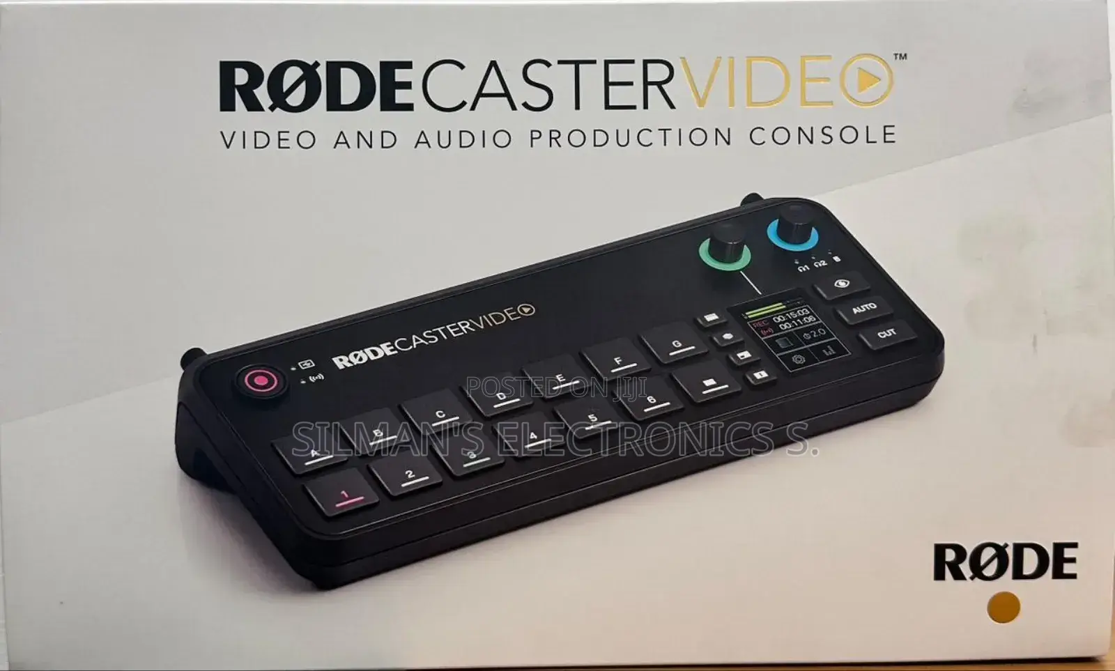 Rodecaster Video and Audio Production Console
