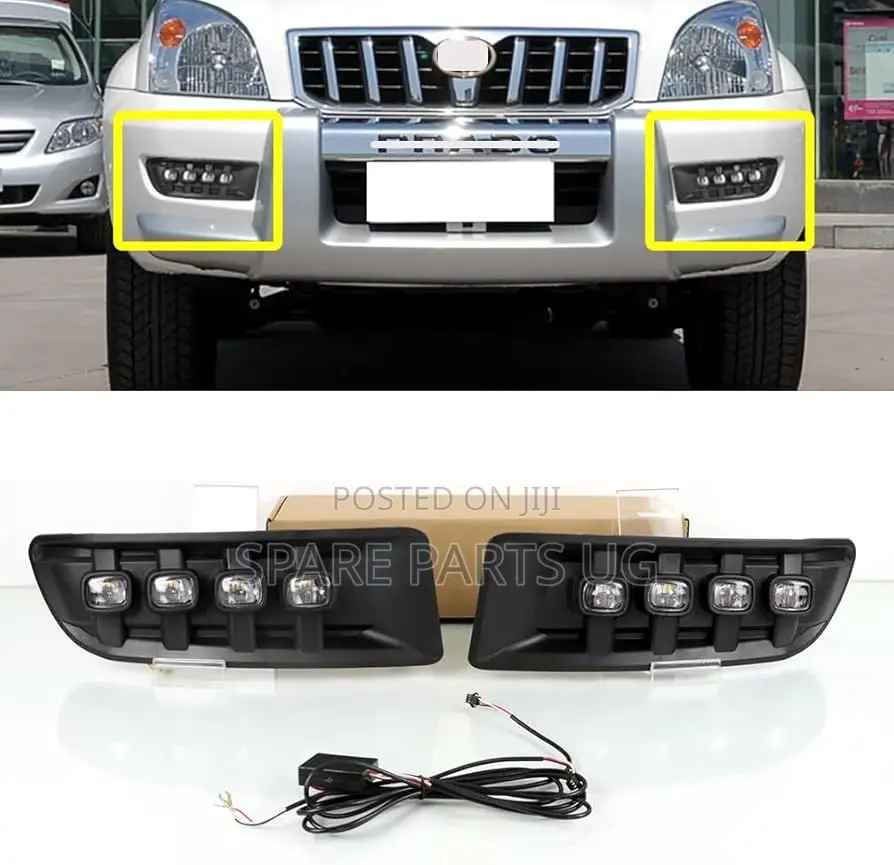 Prado FJ120 Ronaldo Aftermarket Foglamps