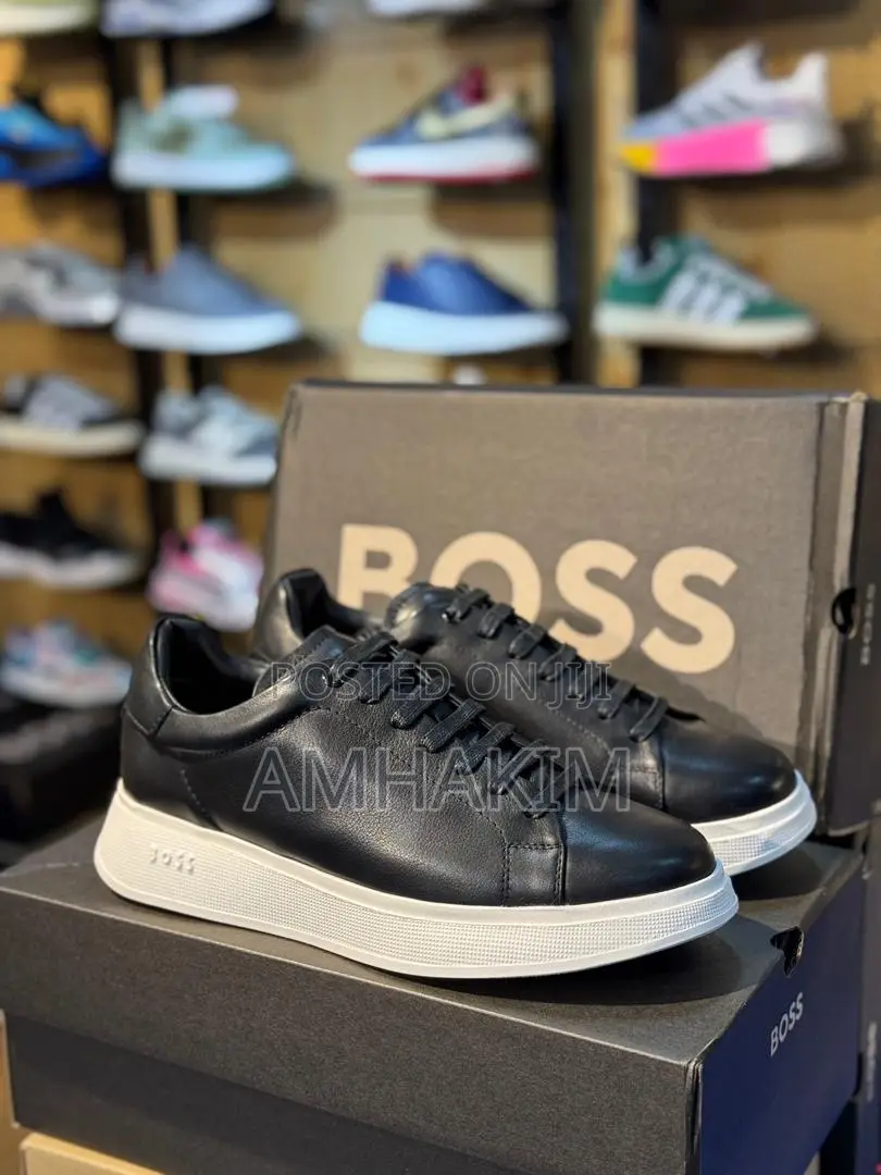 New Boss Classic Leather Sneakers in Stock