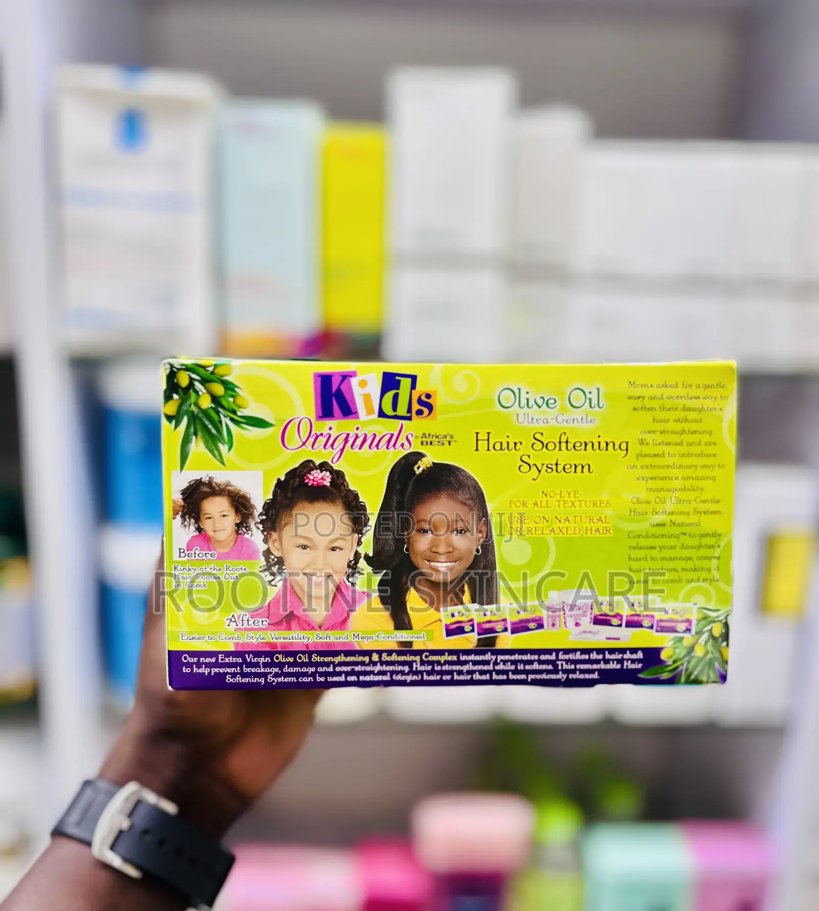 Kids Originals No Lye Olive Oil Hair Softening System
