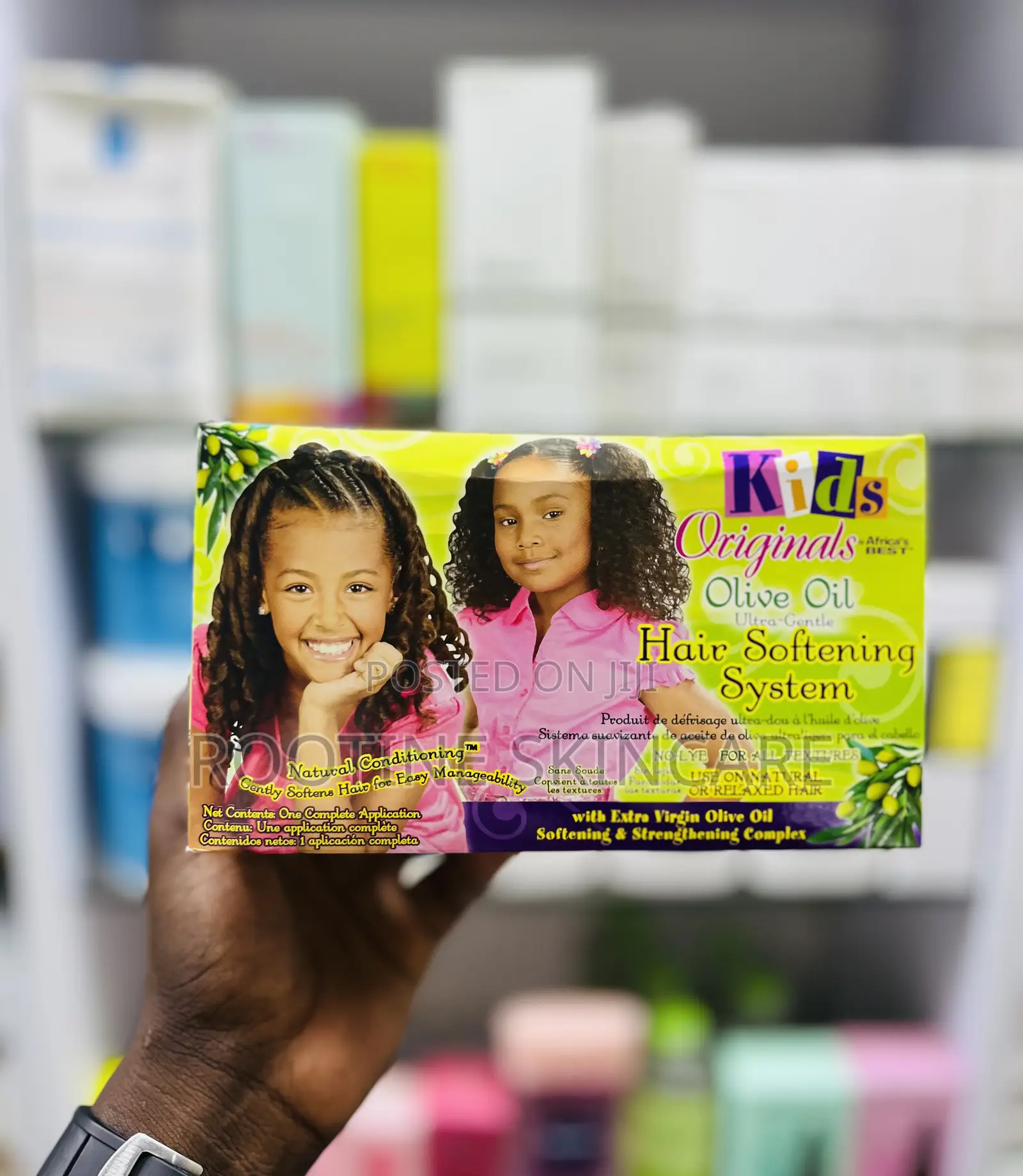 Kids Originals No Lye Olive Oil Hair Softening System