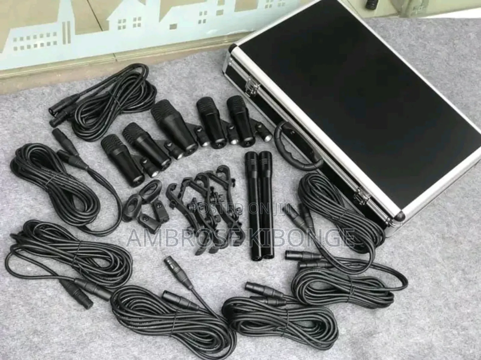 Full Kit SH-DKT-7B Shure Professional Dynamic Kit Microphone