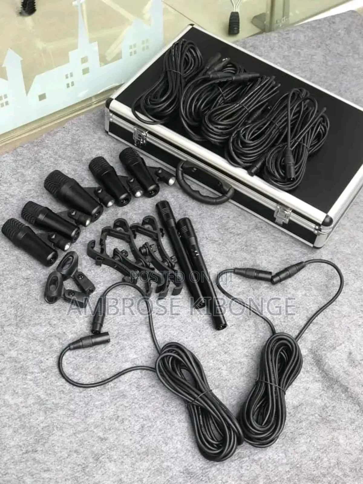 Full Kit SH-DKT-7B Shure Professional Dynamic Kit Microphone