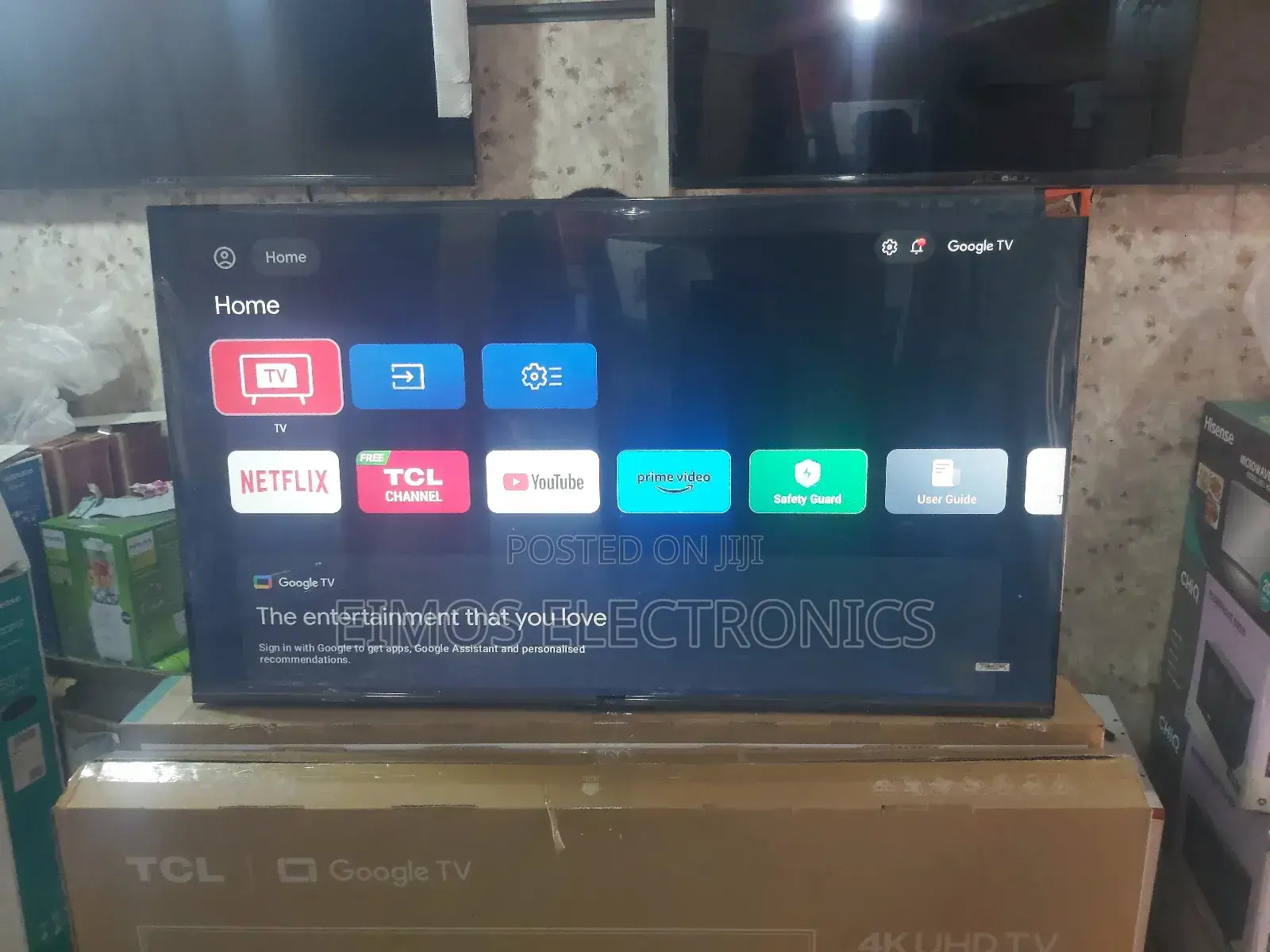 50 Inch Smart TCL Frameless Tv