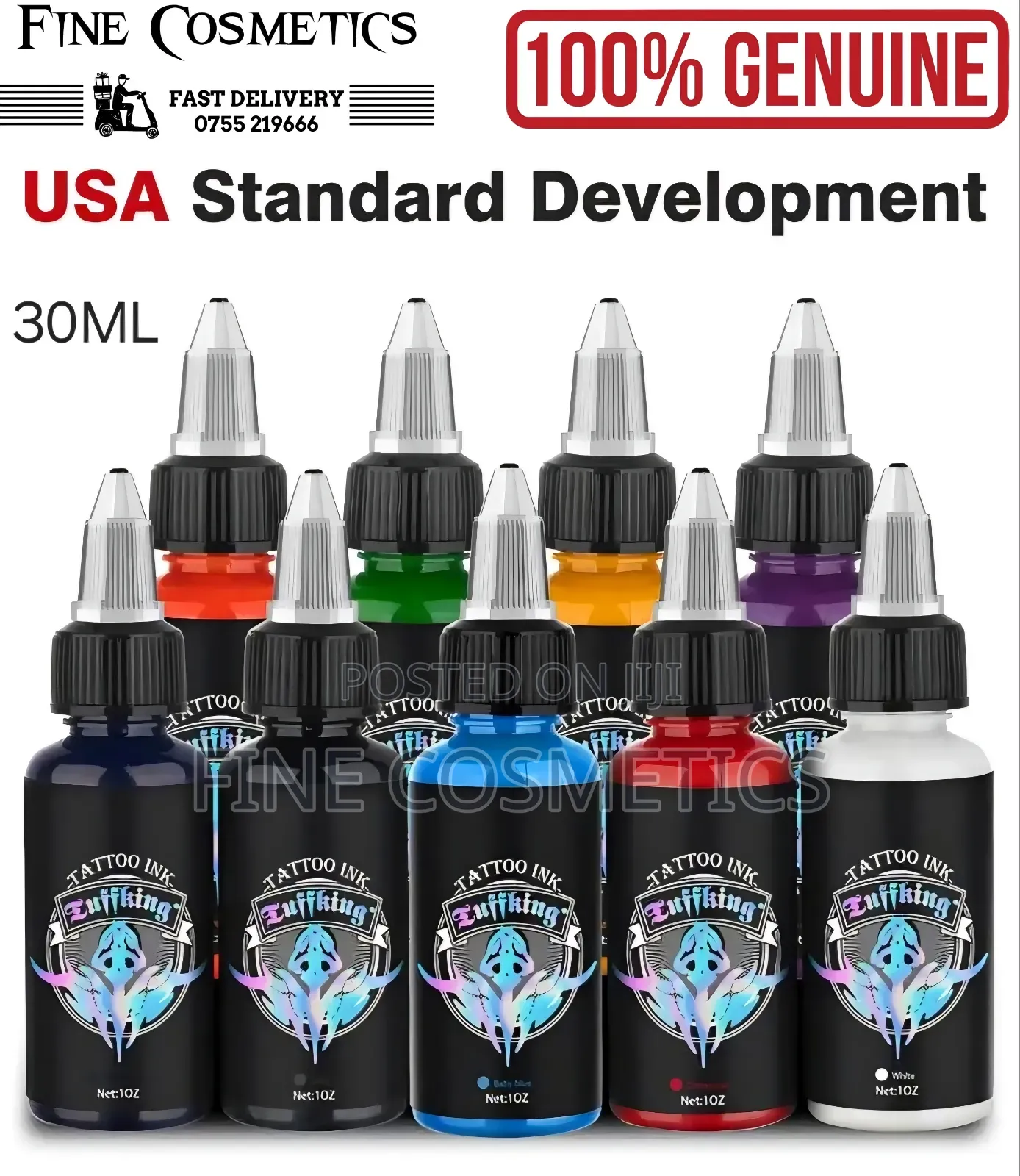 AUTHENTIC TATTOO INK | USA Formulated Super Pigment |1bottle