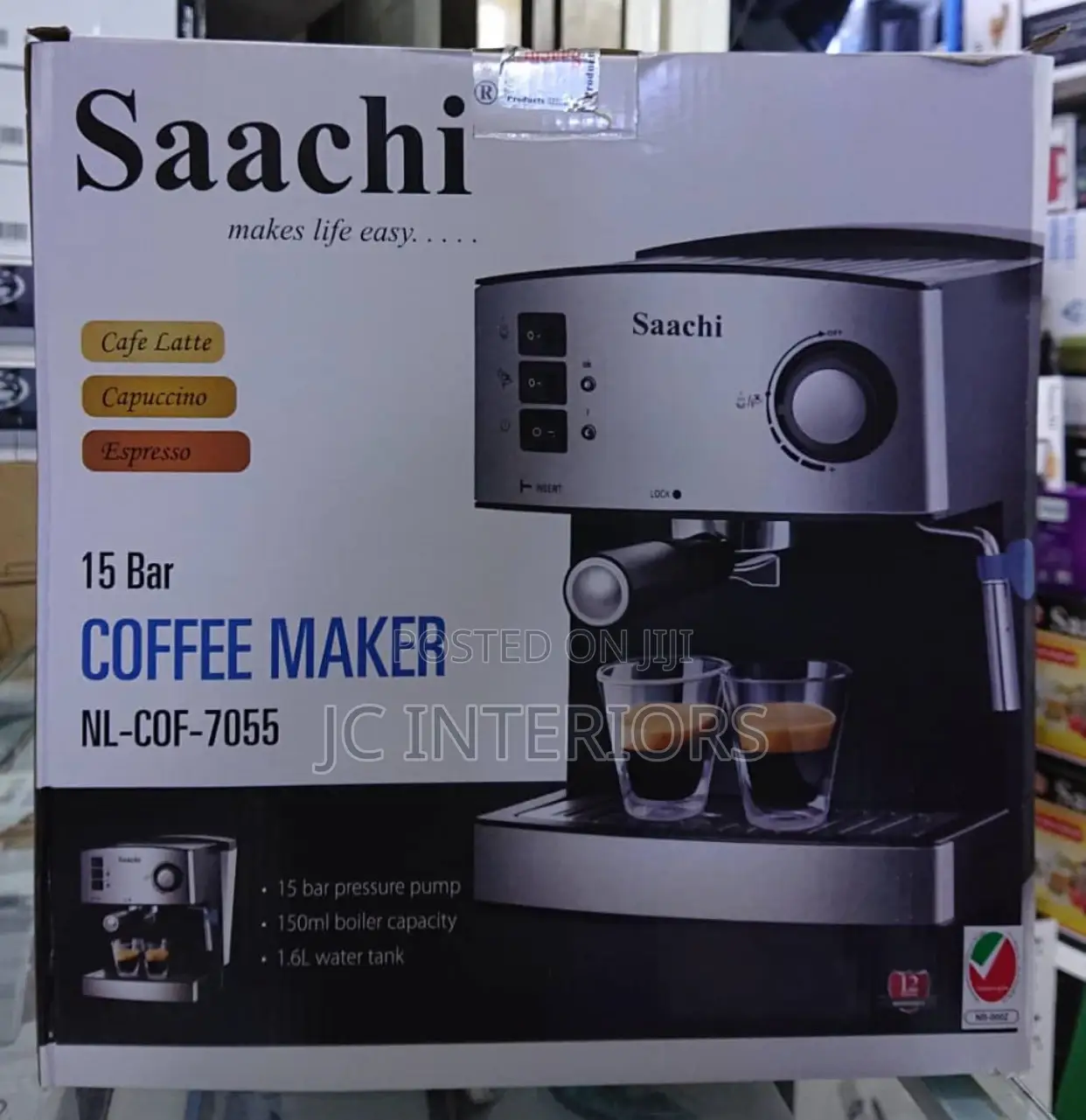 15 Bars Saachi Coffee Maker