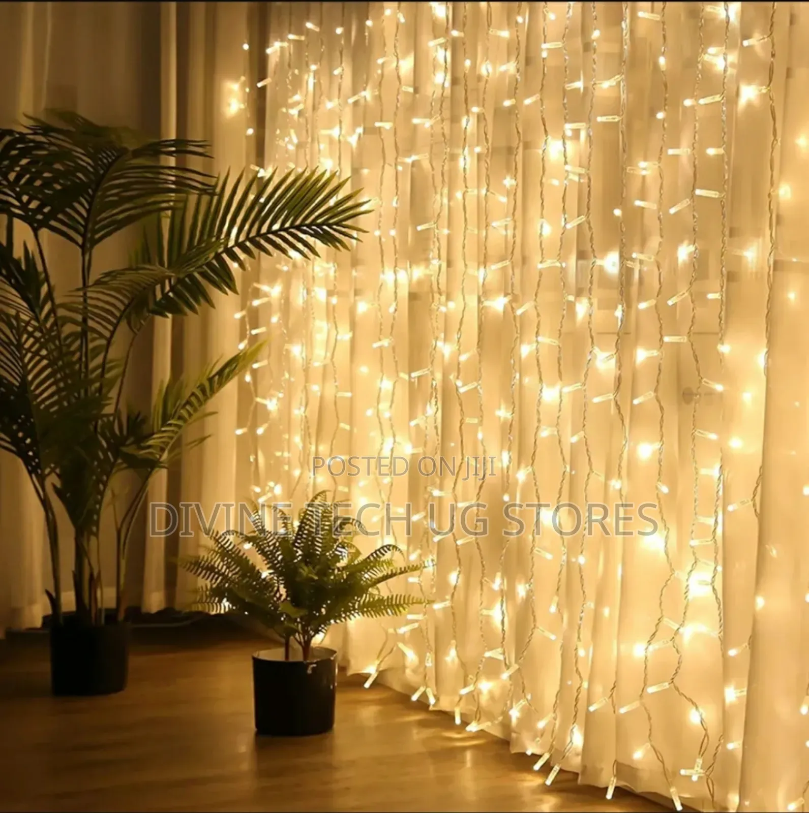 Christmas Outdoor Indoor Curtain Lights Water Fall 3 X 3m