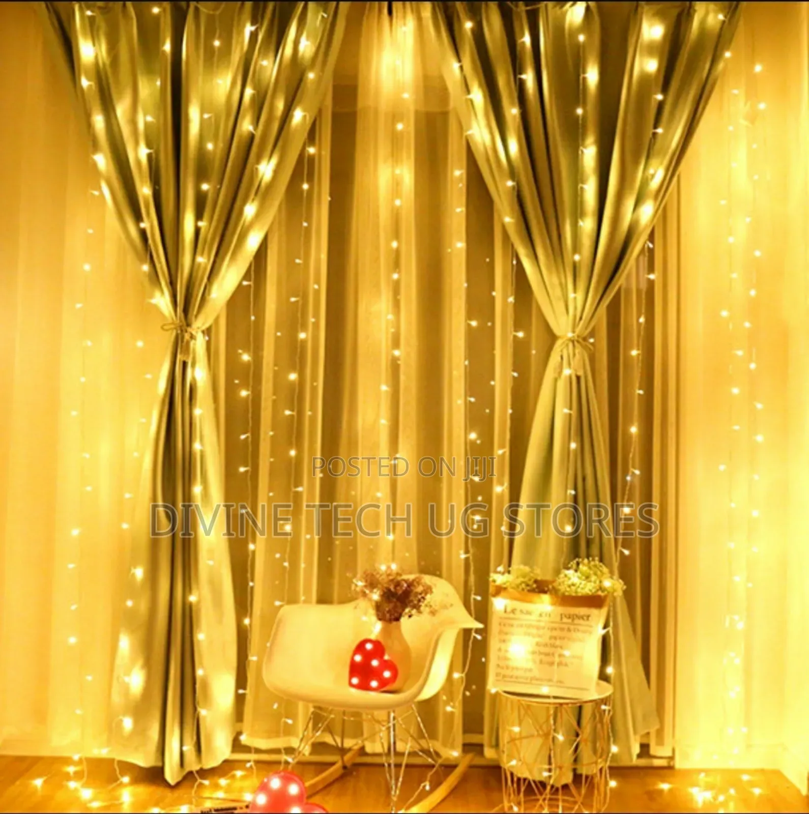 Christmas Outdoor Indoor Curtain Lights Water Fall 3 X 3m