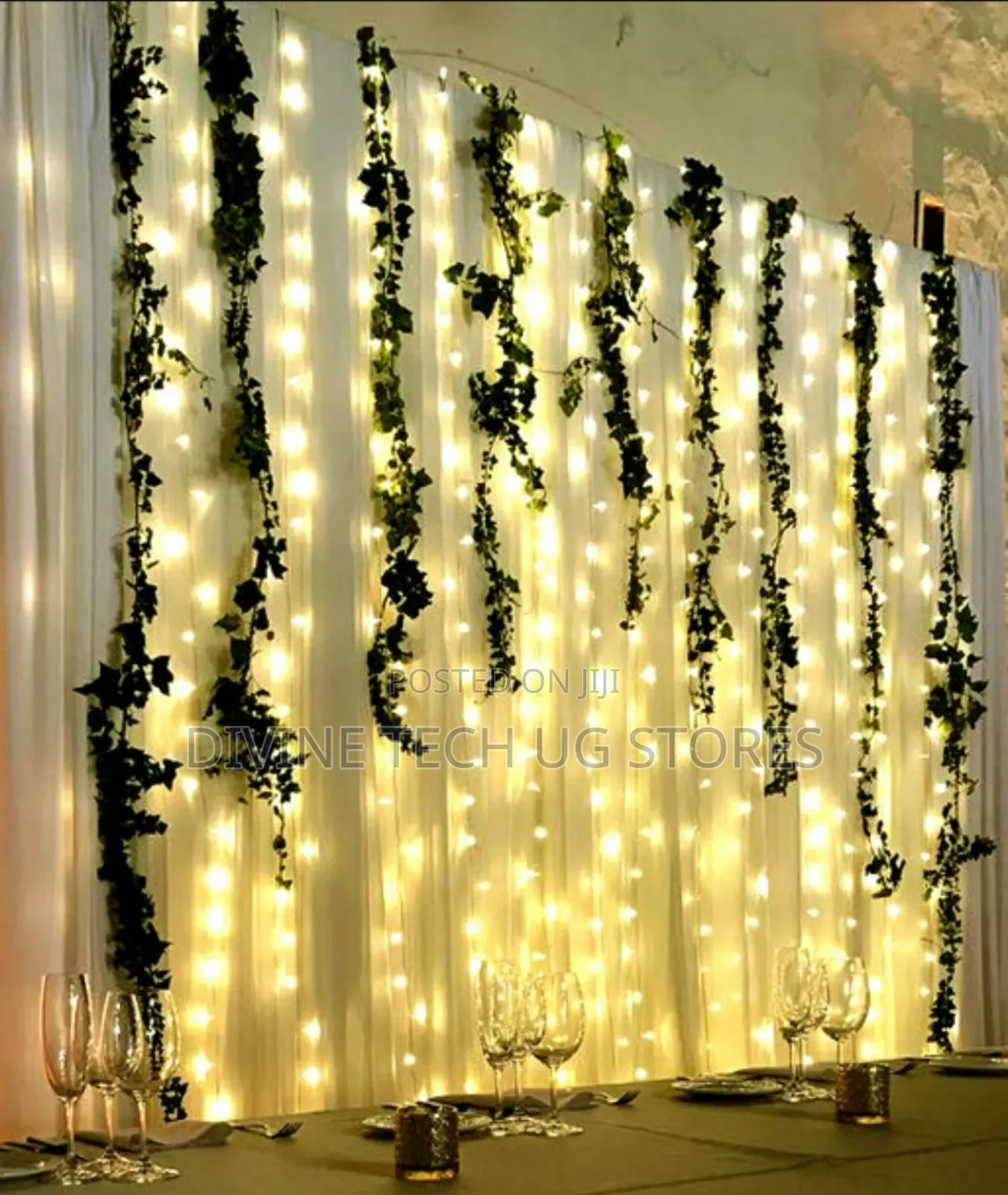 Christmas Outdoor Indoor Curtain Lights Water Fall 3 X 3m