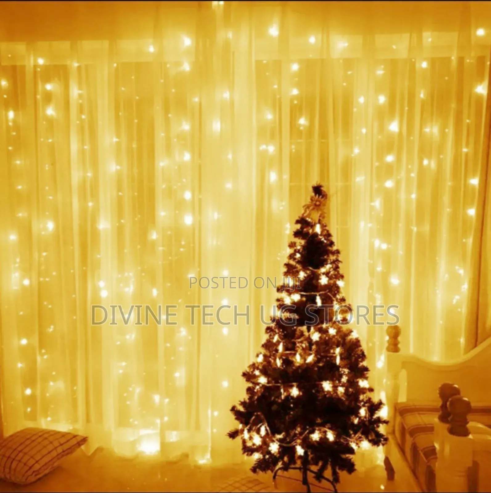 Christmas Outdoor Indoor Curtain Lights Water Fall 3 X 3m