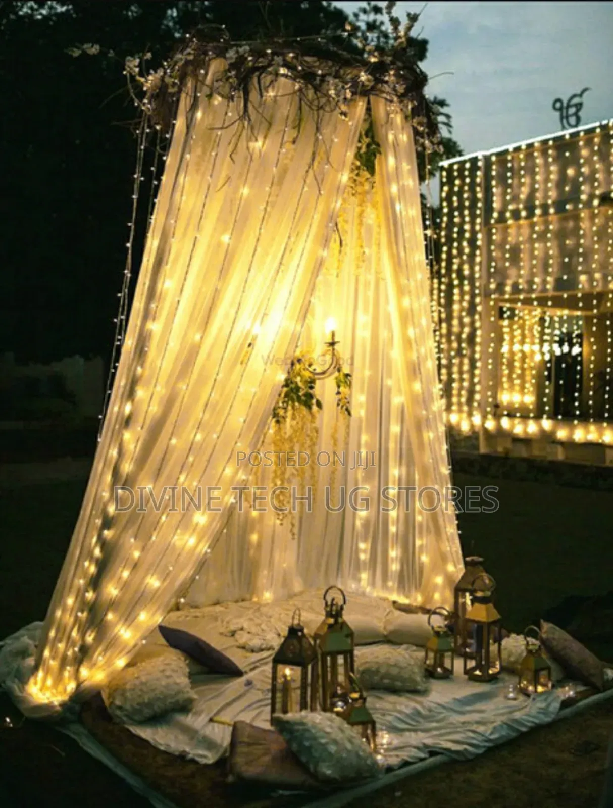 Christmas Outdoor Indoor Curtain Lights Water Fall 3 X 3m