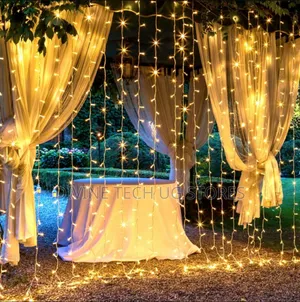 Christmas Outdoor Indoor Curtain Lights Water Fall 3 X 3m