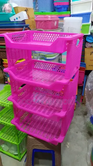 Plastic Trolley 4 Layers