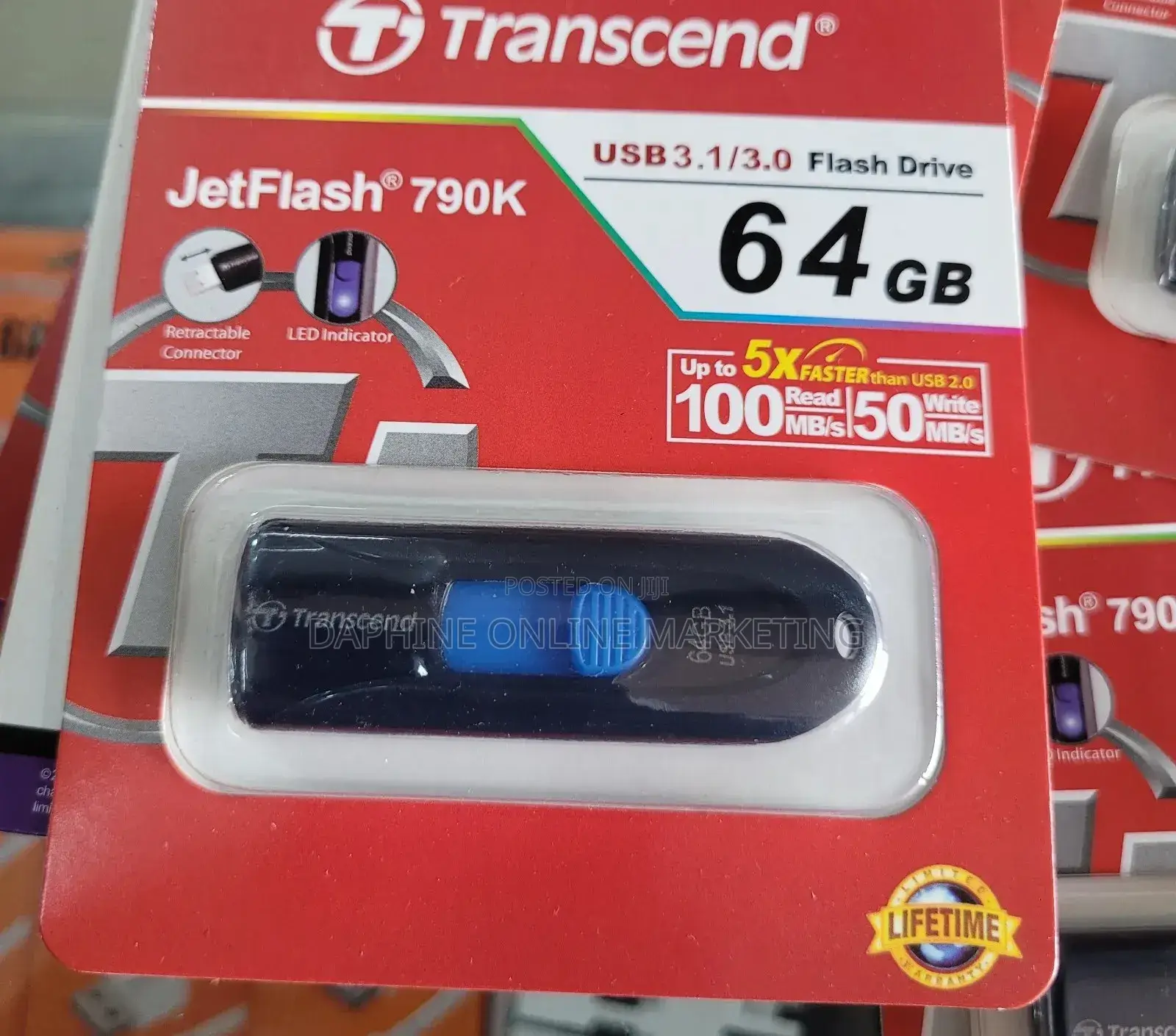 64GB Transcend Flash Disk/ 3.1 Transcend Flash Disk 64GB