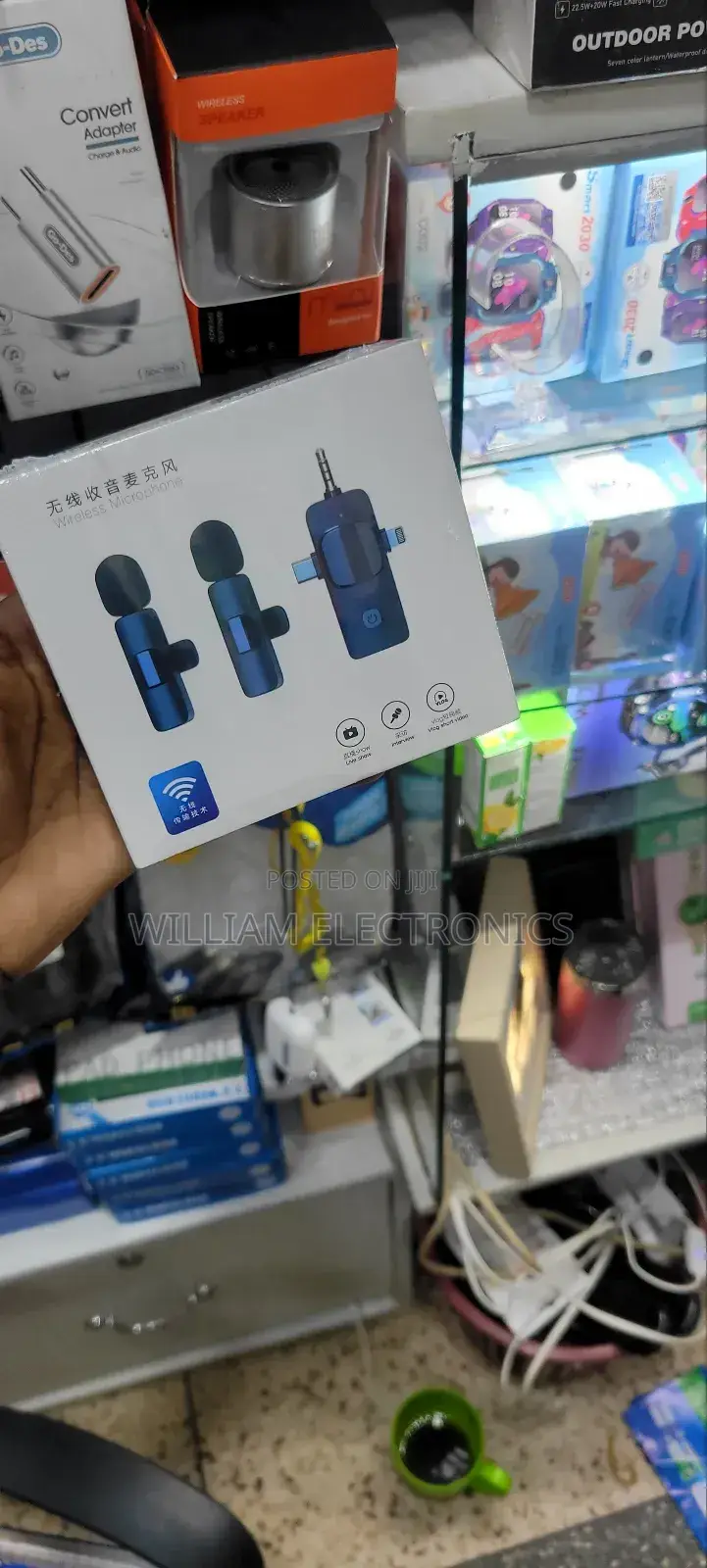 Lavalier 3in1 Wireless Microphone/Long Range Microphone