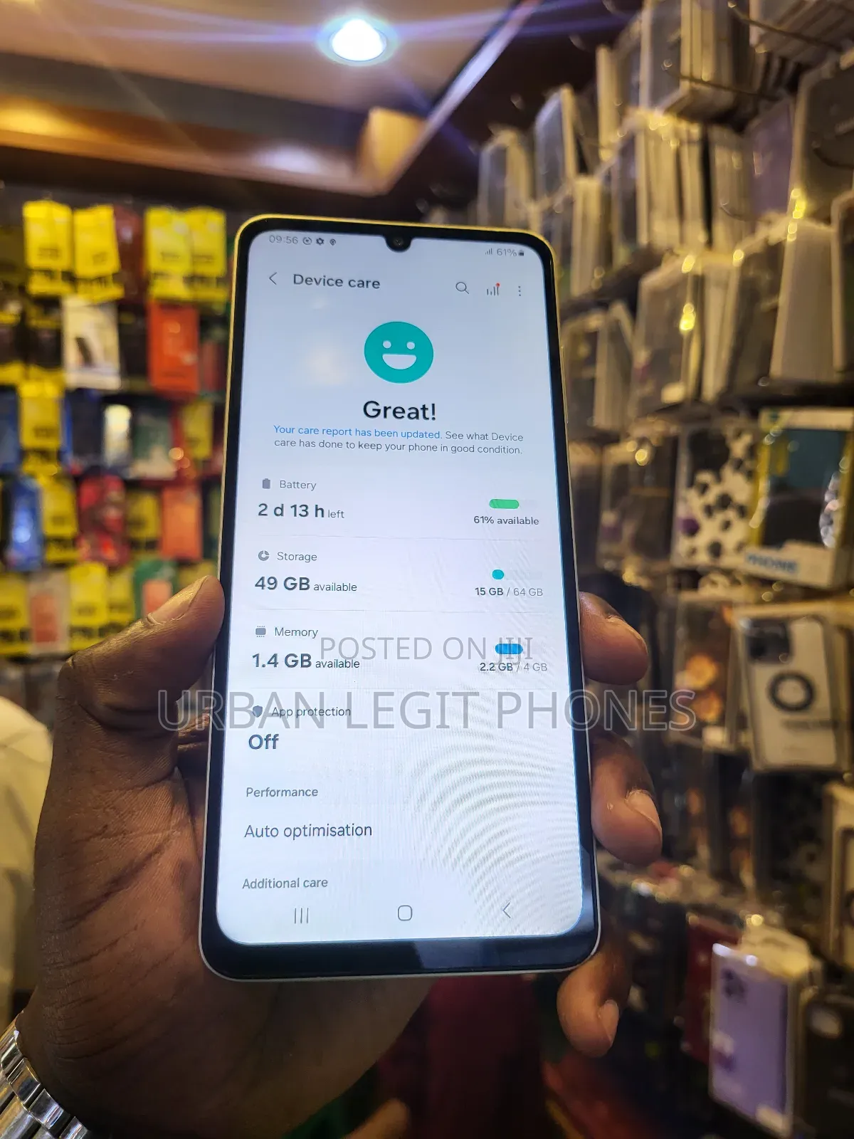 New Samsung Galaxy A06 64 GB Yellow