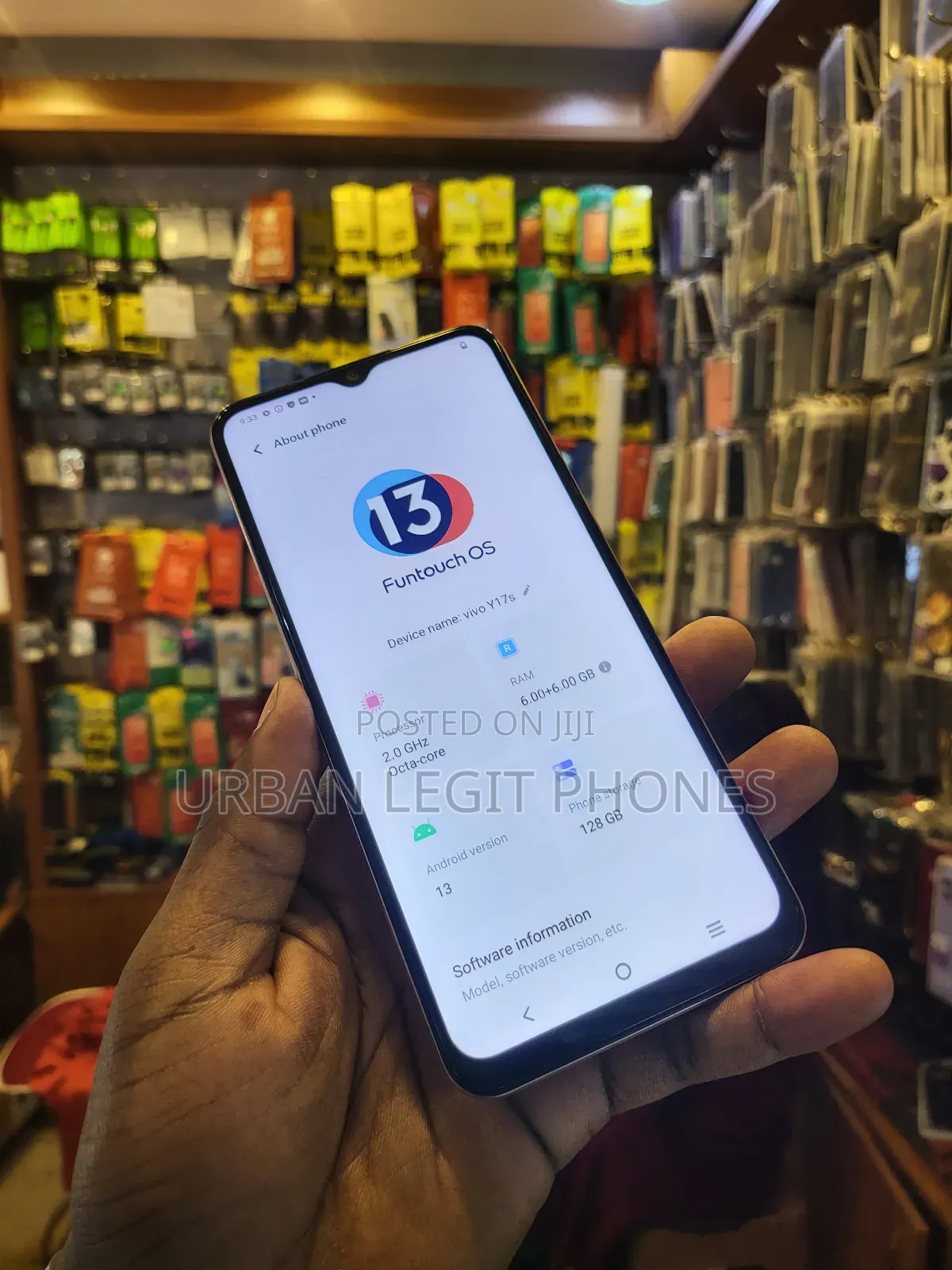 New Vivo Y17s 128 GB Orange
