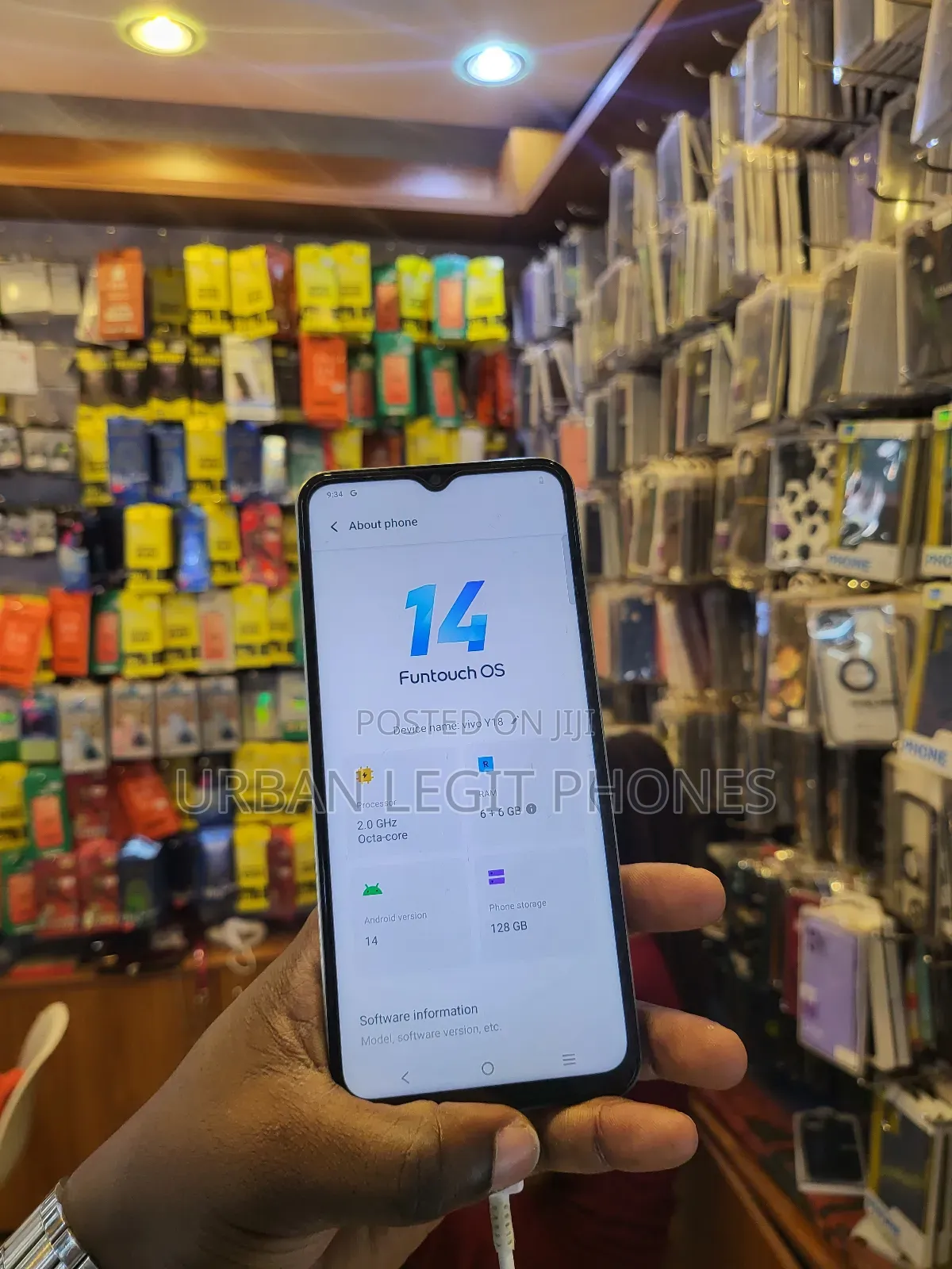 New Vivo Y18 128 GB White