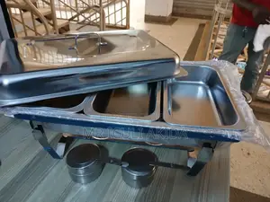 Triple Chambers Stainless Steel Chafing Dish Food Warmers