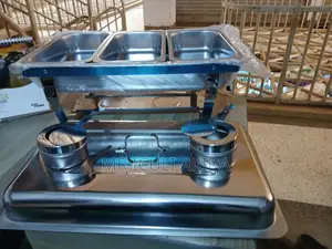 Triple Pan Wall Stainless Steel Chafing Dish Food Warmers