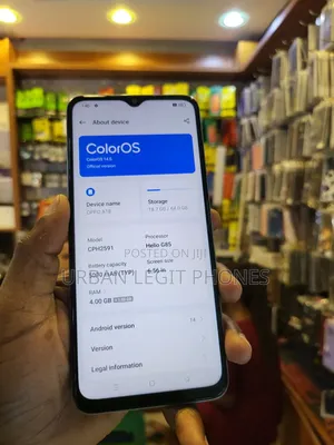 New Oppo A18 64 GB White