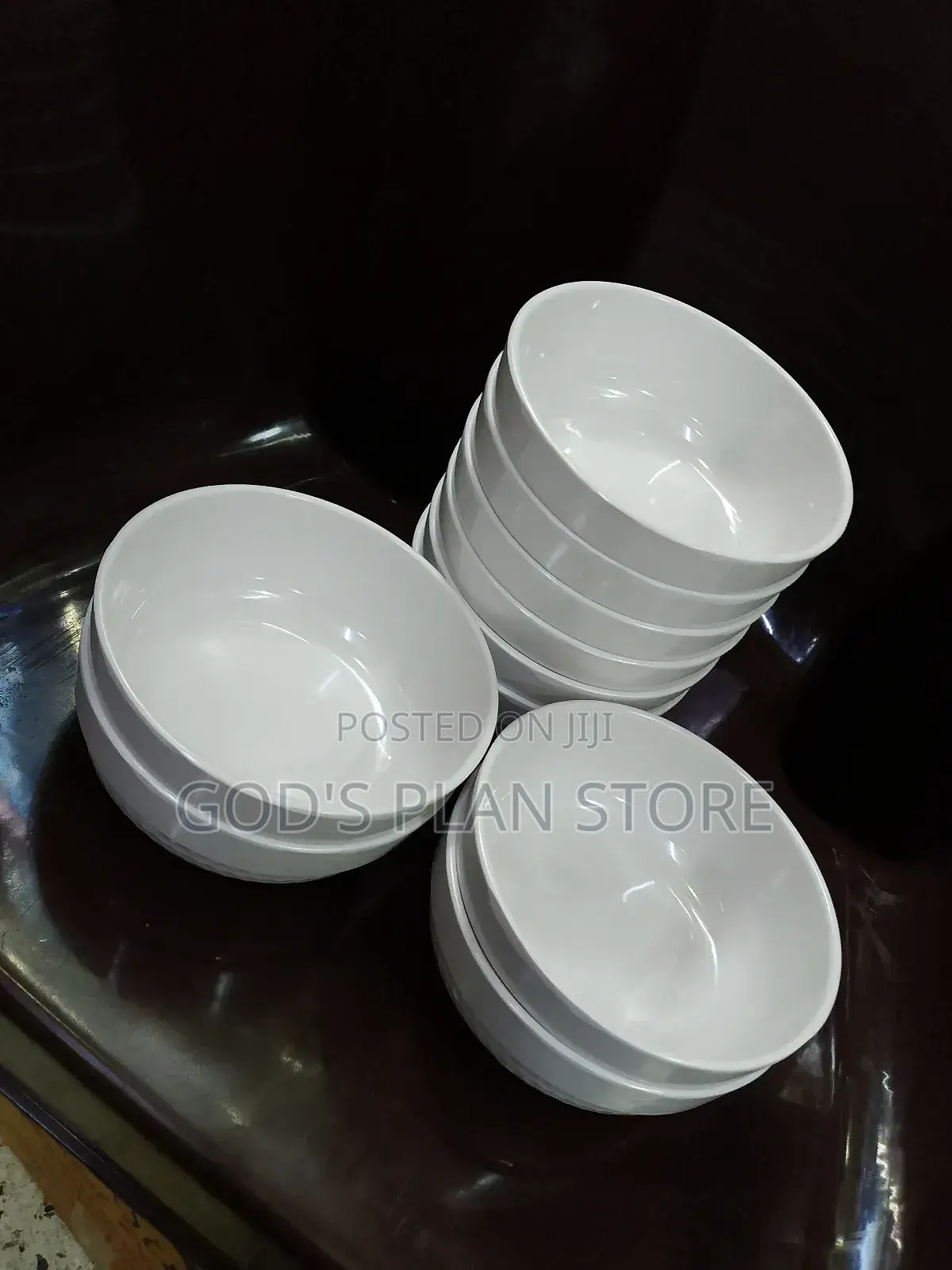 White Melamine Bowls 12pcs