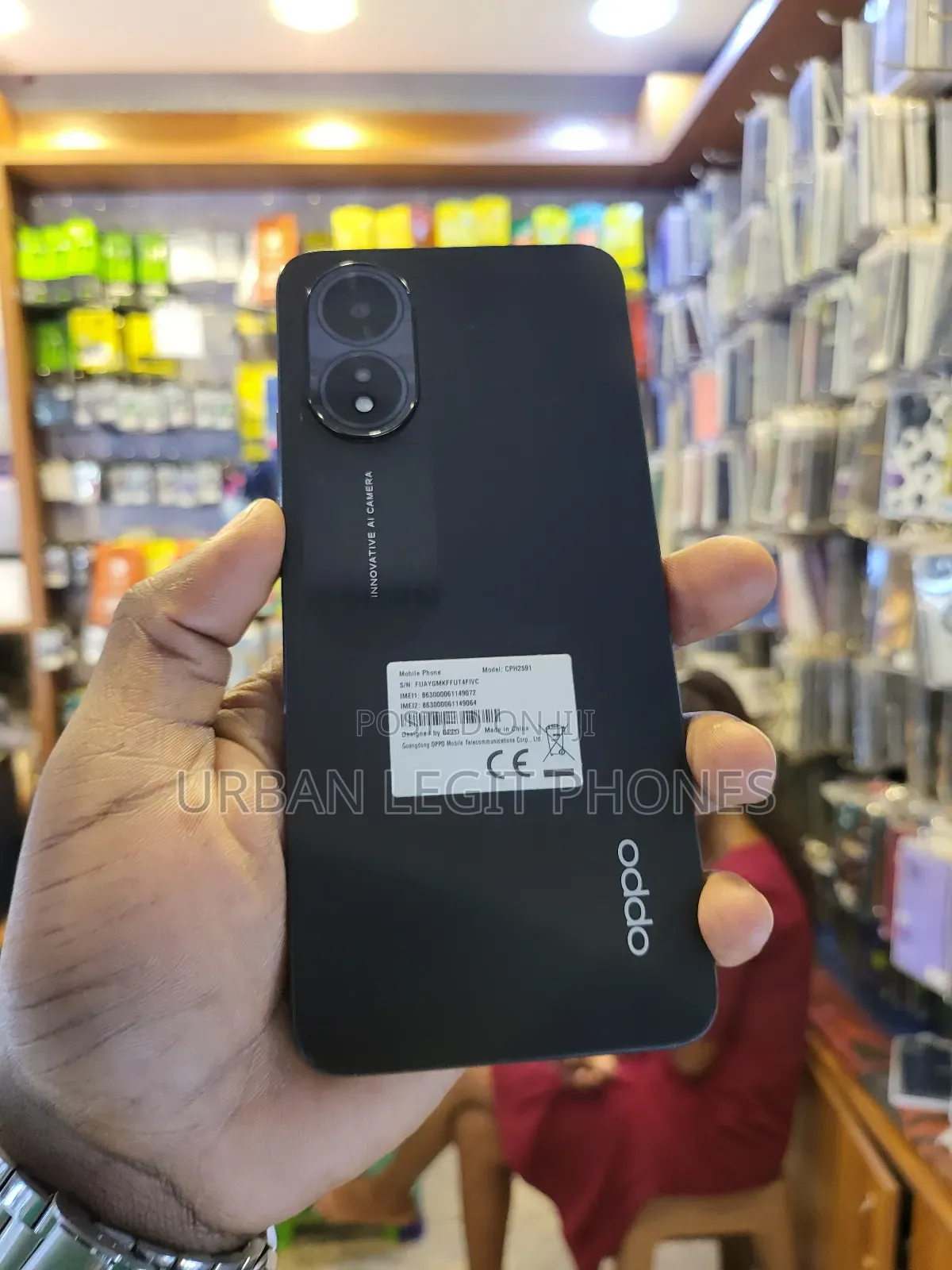 New Oppo A38 128 GB Black