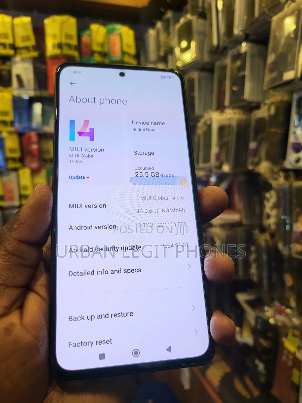 New Xiaomi Redmi Note 13 128 GB Black