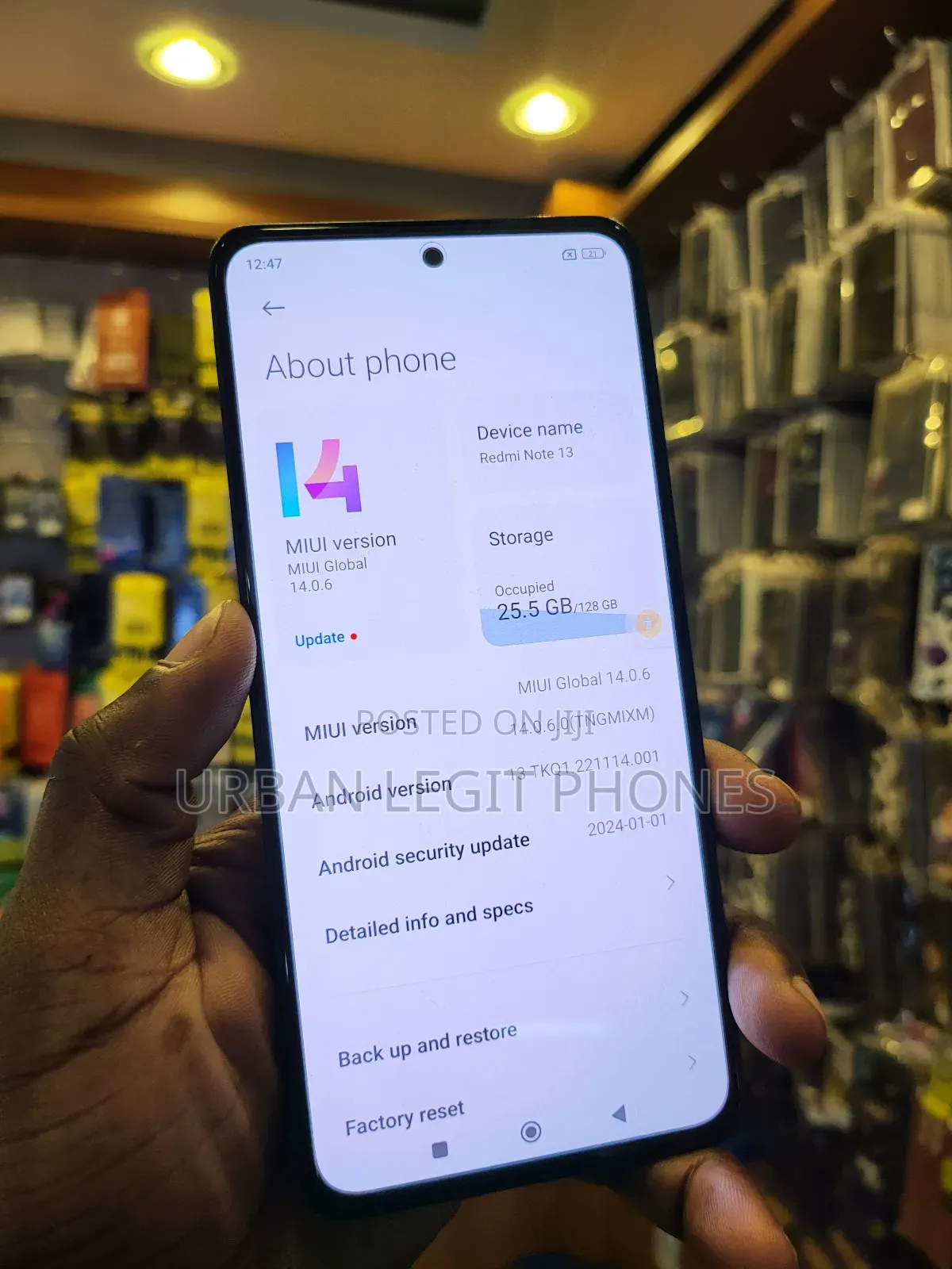 Xiaomi Redmi Note 13 128 GB Black