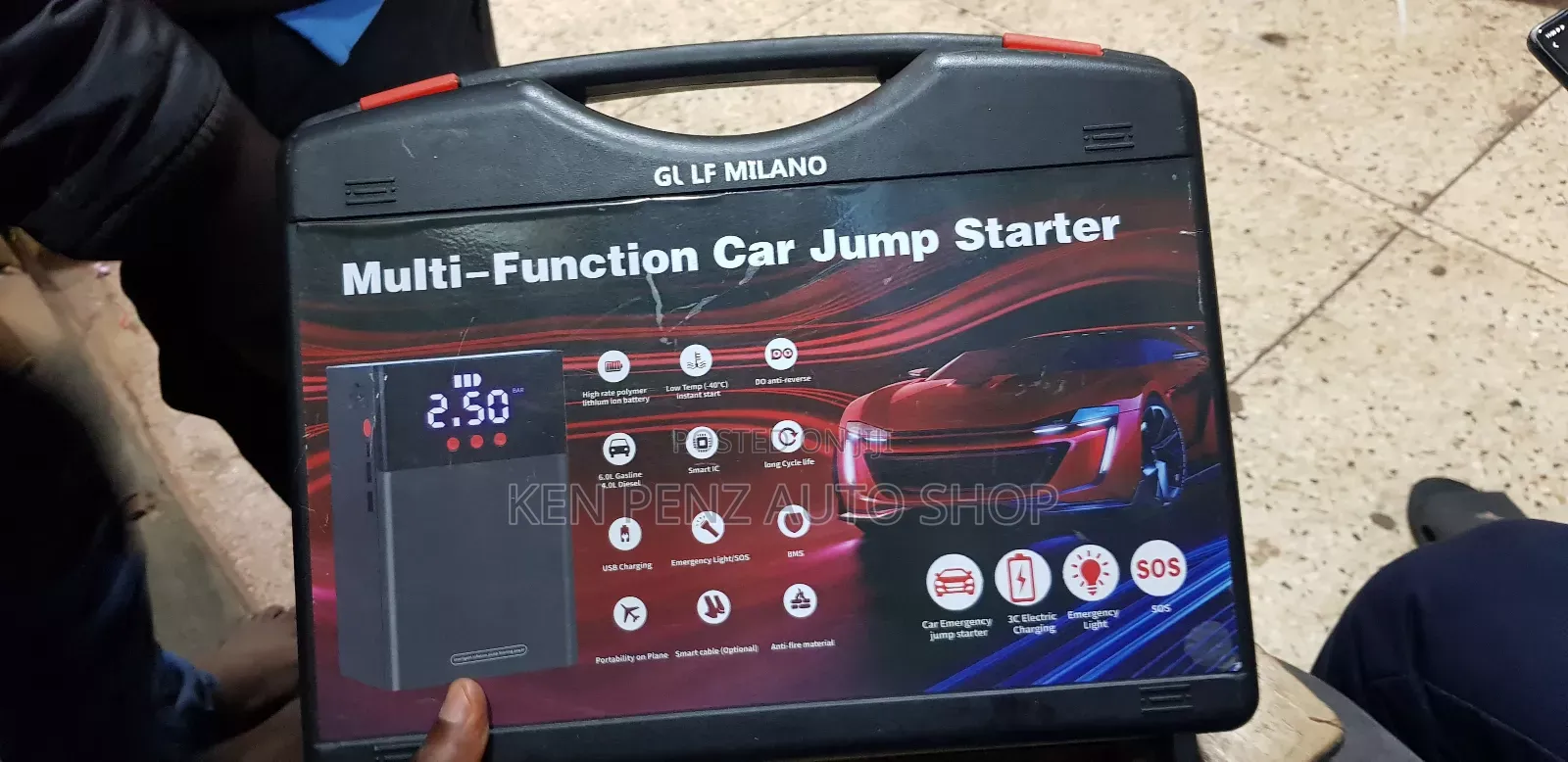 Car Jumpstarter and Air Inflator