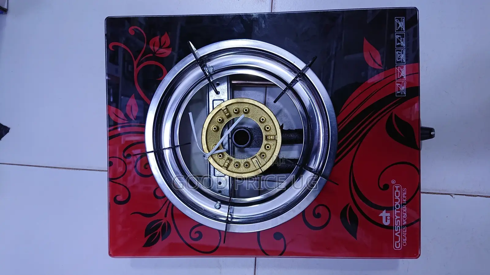 Classy Touch Glass Gas Burner