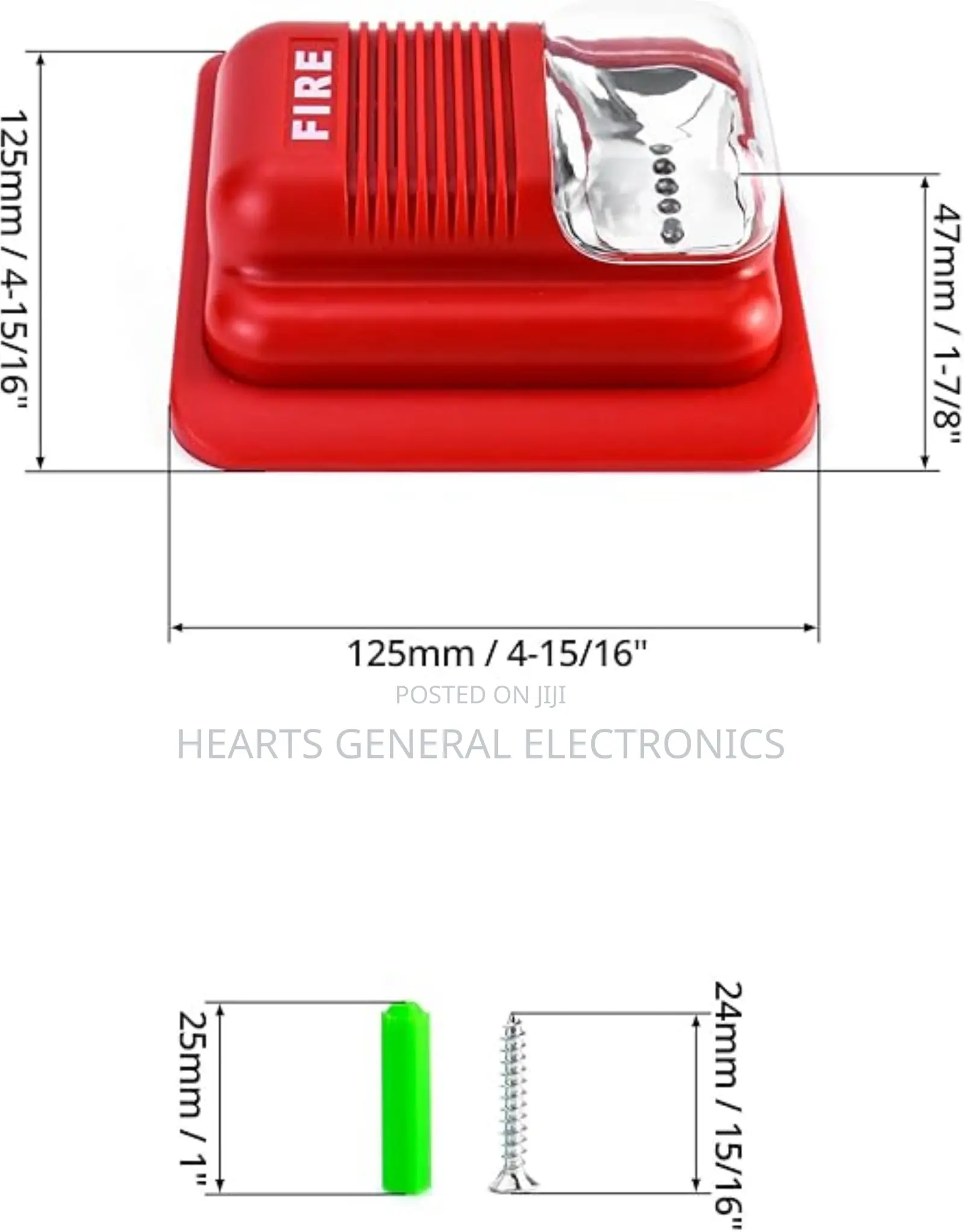 Fire Alarm Siren And Strobe 12v And 24v
